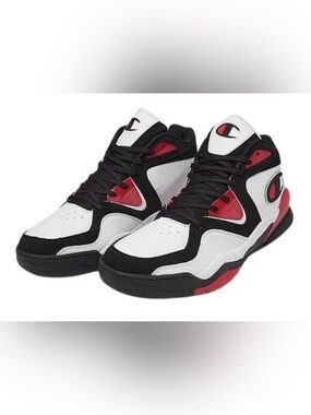 Champion Zone US1 Mid Black Red Sneakers Men’s 11